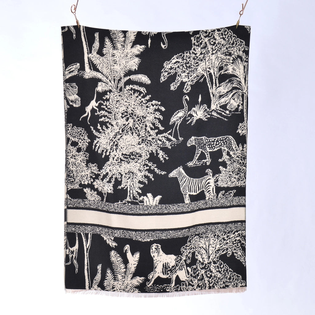 Nuova sciarpa jacquard con motivo a cuori per donna, versatile scaldacollo