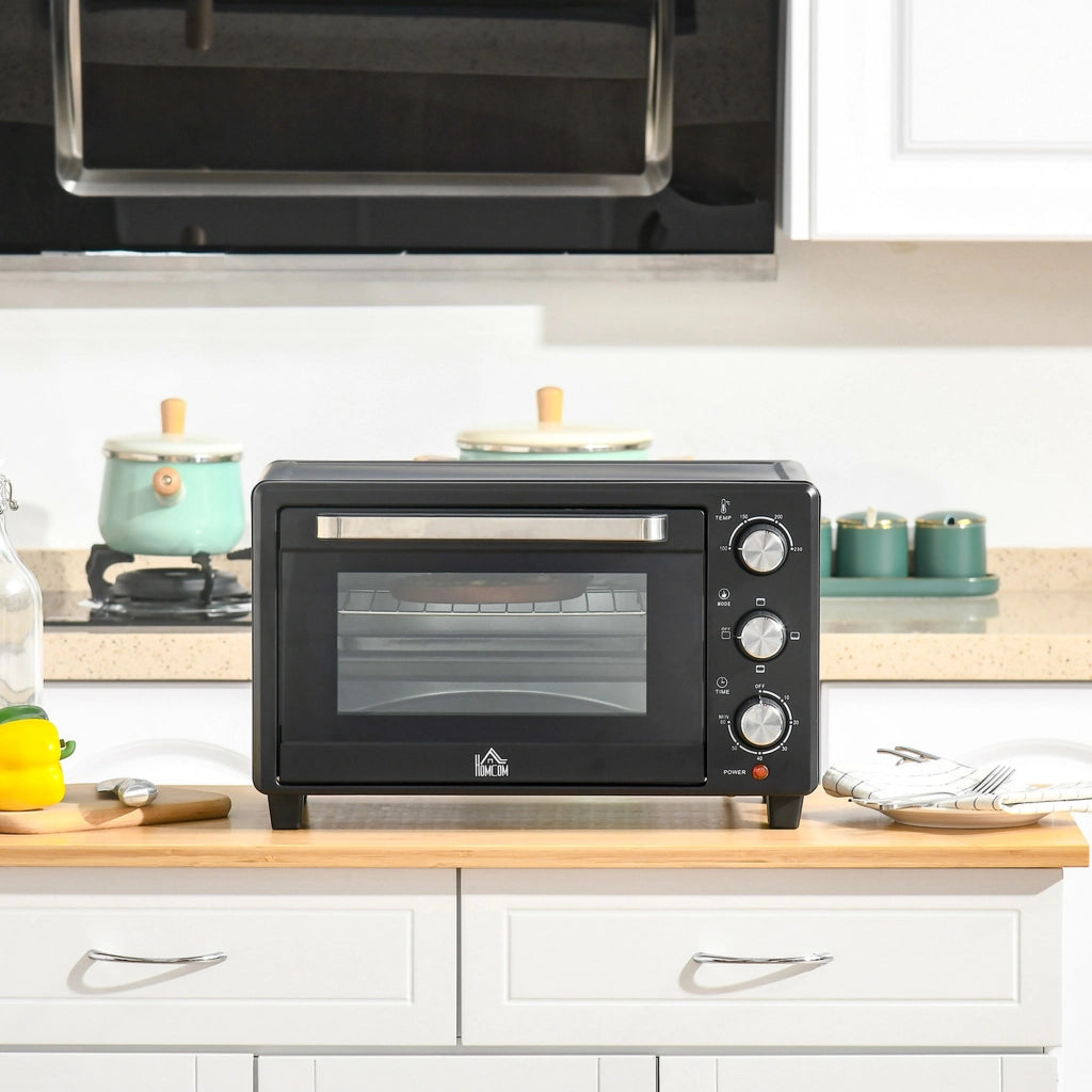 Fornetto da incasso ¨C Minimal ¨C 21 L, acciaio inox, vetro, nero
