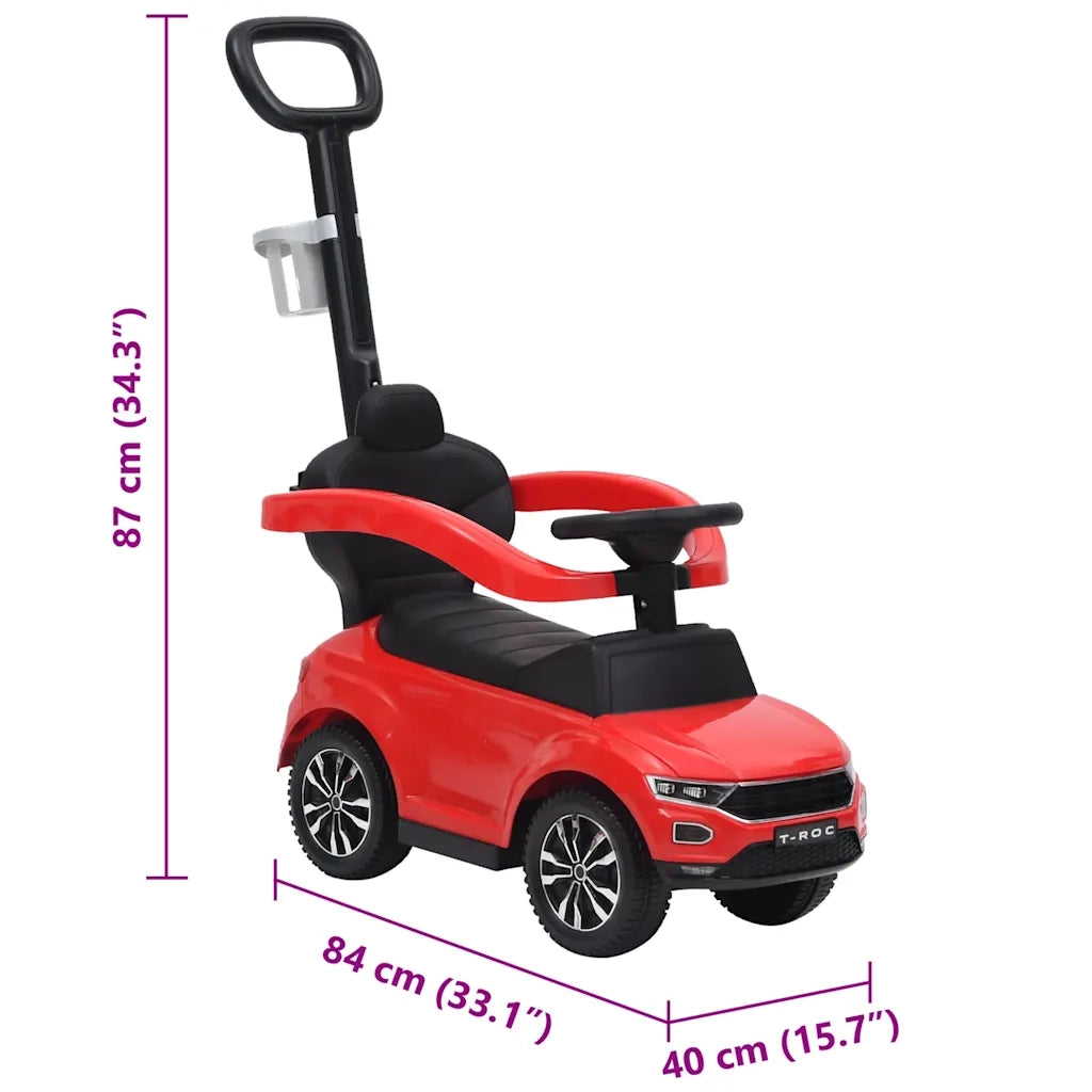 Auto per bambini Volkswagen T-Roc Rossa cod mxl 65965