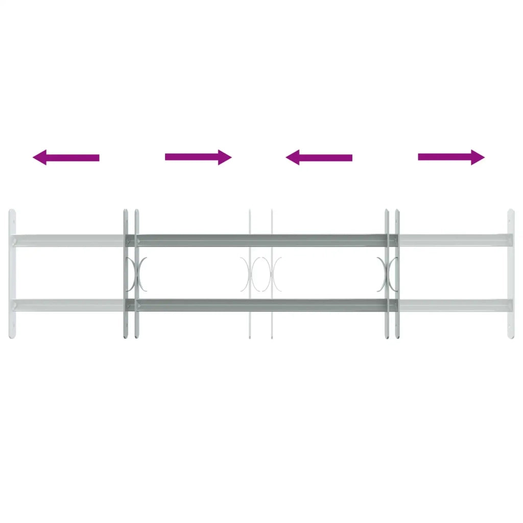 Griglia di Sicurezza per Finestre con 2 Traverse 3 pz CFW7759232
