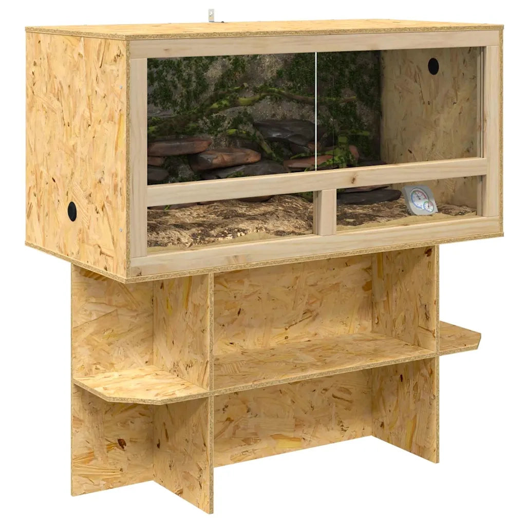 Base per Terrario Marrone 100 x 50 x 50 cm OSB CFW5029171