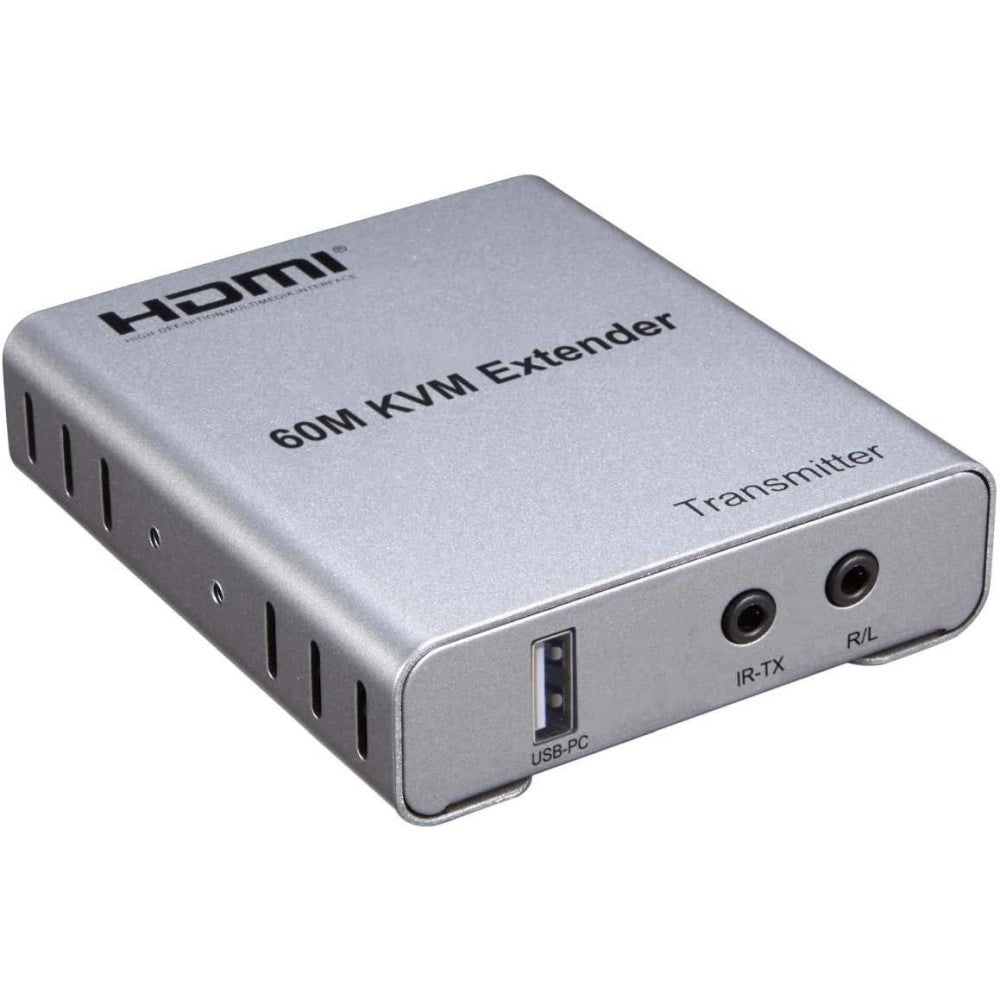 Trade Shop - Extender Estensore Kvm Hdtv 4k 60 M Con Audio Supporta Video 1080p/60hz Q-hd1500 -