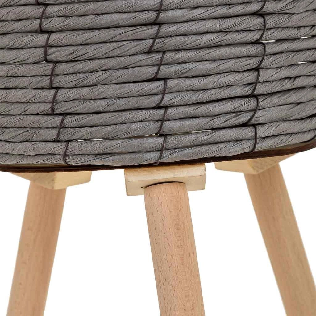 Fioriera in metallo e fibra D28,5x24/58h cm