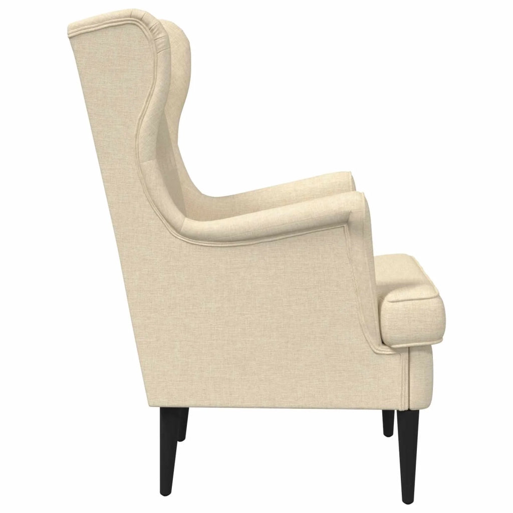 Poltrona | Sedia Relax Crema Tessuto