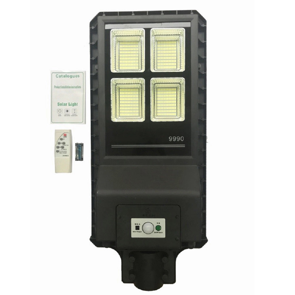 Trade Shop - Lampione Stradale Led 90 W Pannello Solare Fotovoltaico 432 Led Con Telecomando -