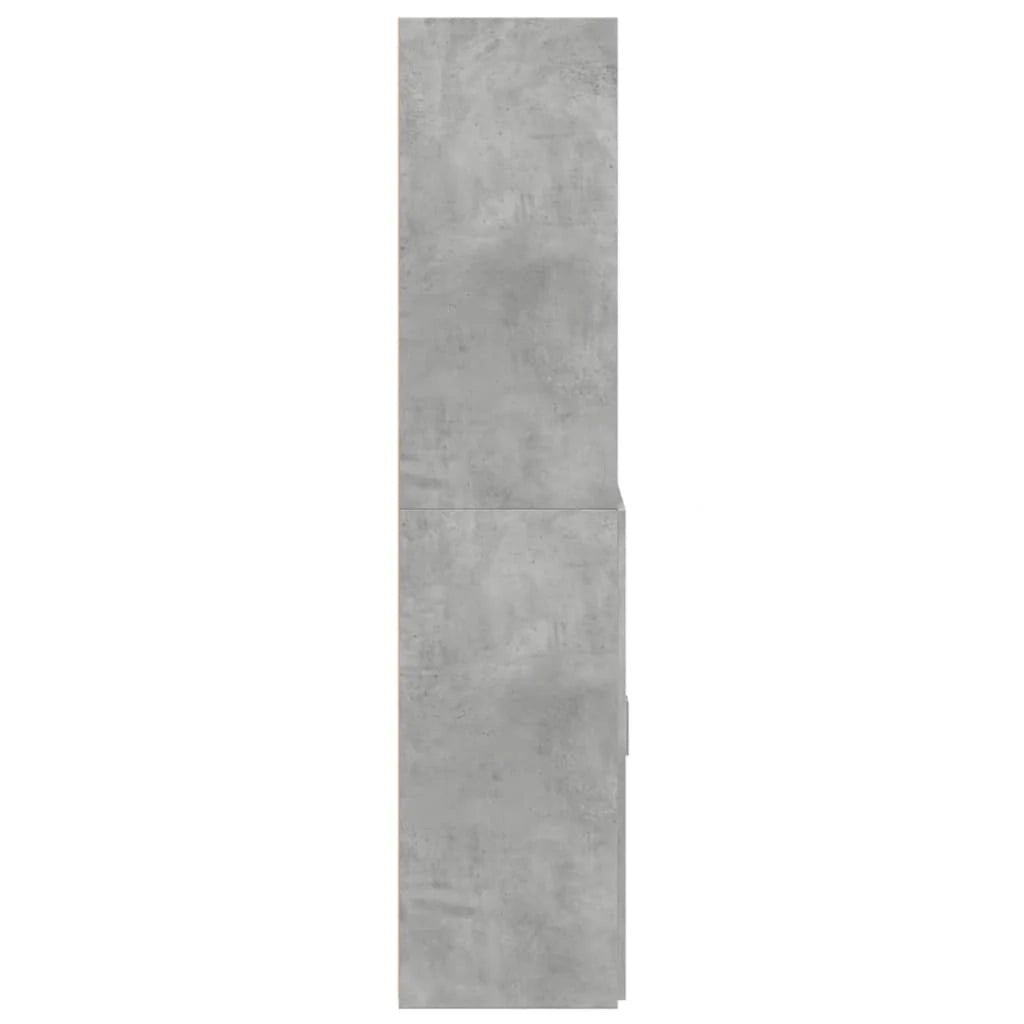 Credenza buffet cassettiera mobile contenitore organizer cucina soggiorno soggiorno alto 70 x 42,5 x 185 cm derivati ​​del legno grigio 02_0034717