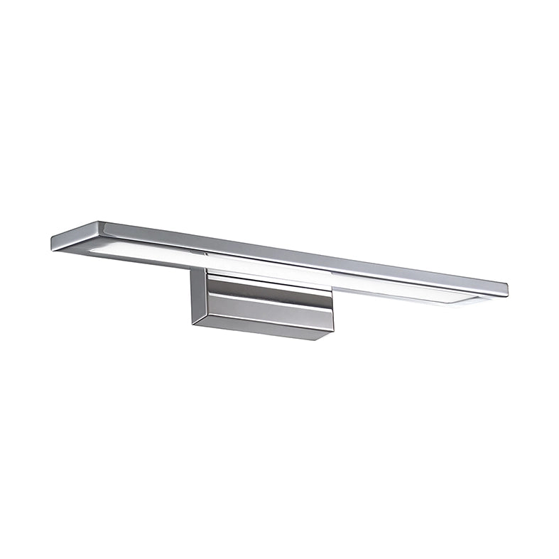 READ Applique da bagno LED 12W 1100lm 3000K IP20 Cromo - Rossini Illuminazione - Lampada a parete sottile per specchi e quadri in metallo