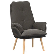 Poltrona | Sedia Relax Grigio scuro 69 x 74 x 93 cm Tessuto Sherpa