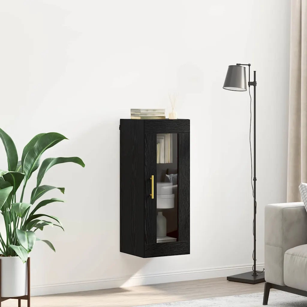 Pensile Rovere Nero 34,5 x 34 x 90 cm 882618
