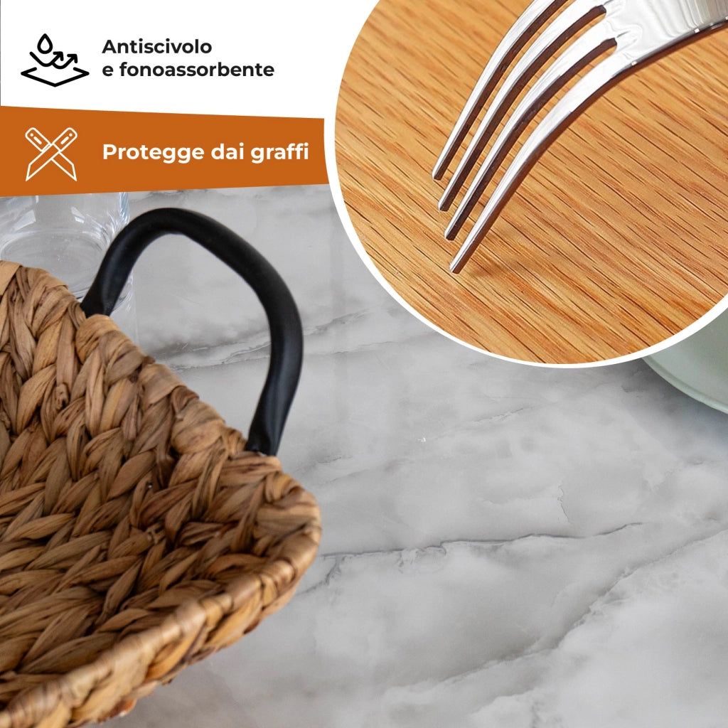 Copritavolo Stampato In Pvc Alto 1.2 Mm Pellicola Protettiva Cover Proteggi Tavolo Tovaglia Protezione Mollettone Spesso Antimacchia  Urti Olio Graffi Impermeabile Dis9 - 100x80Cm