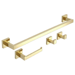 Set Accessori Da Bagno Rio Gold 4 Pezzi