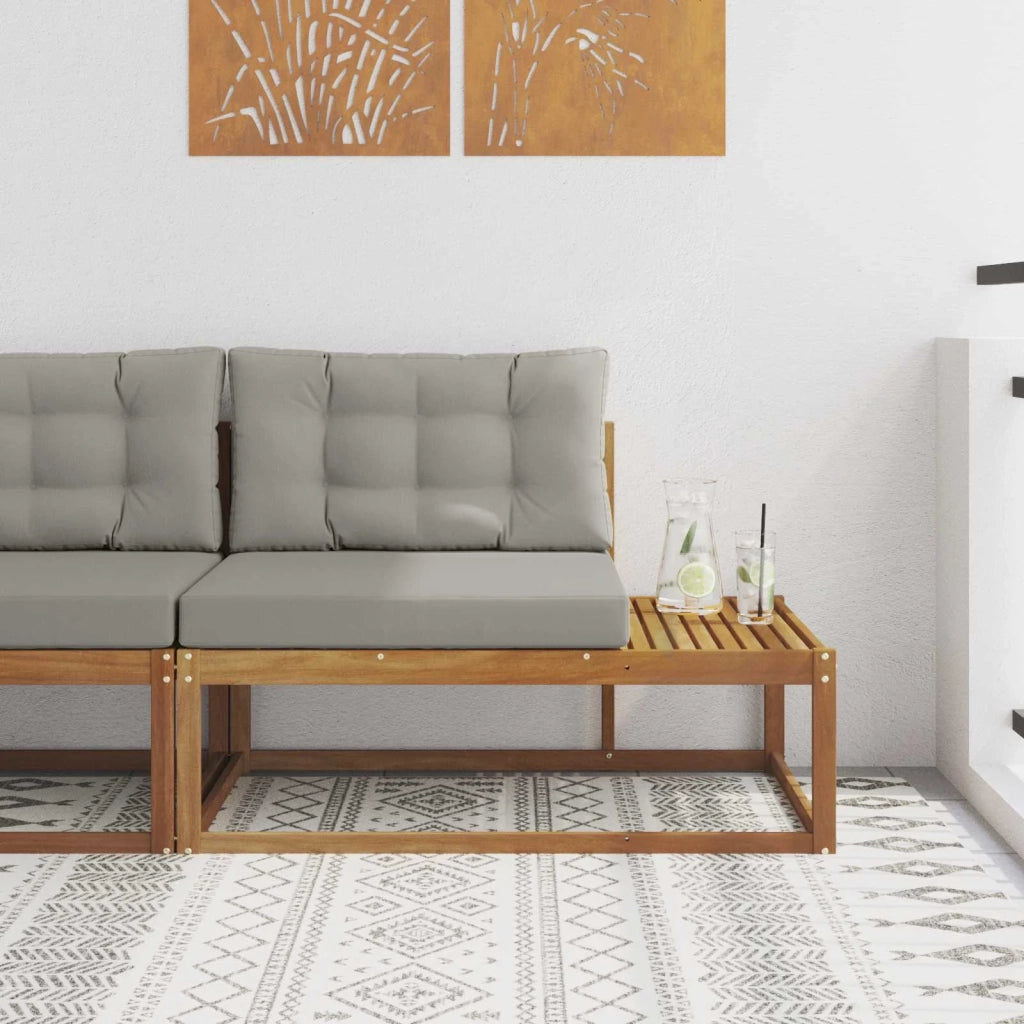 Divano da Giardino-Divano Esterno Finale con cuscino Naturale 115 x 83 x 73 cm 688461