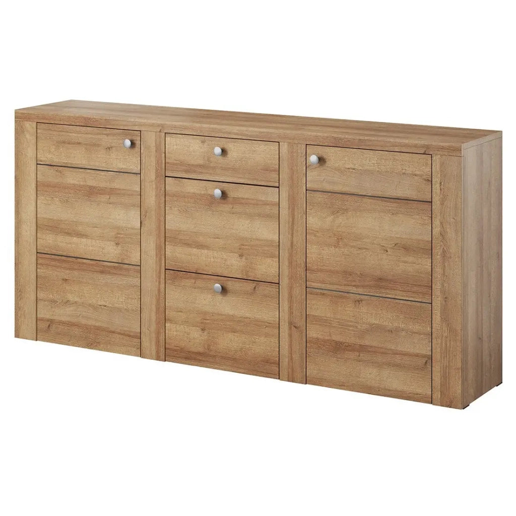 Buffet design 175cm per soggiorno colore rovere collezione SANTIAGO.