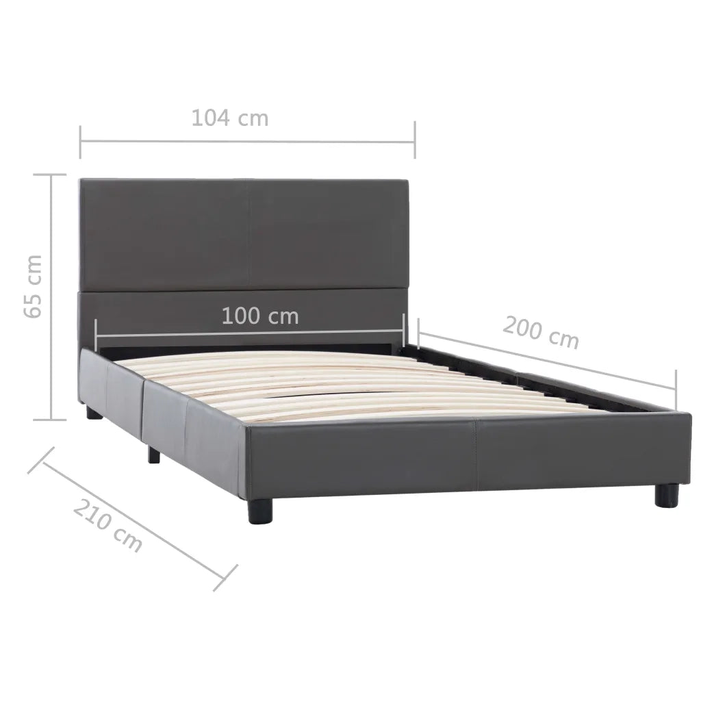 Giroletto Grigio in Similpelle 100x200 cm 284775