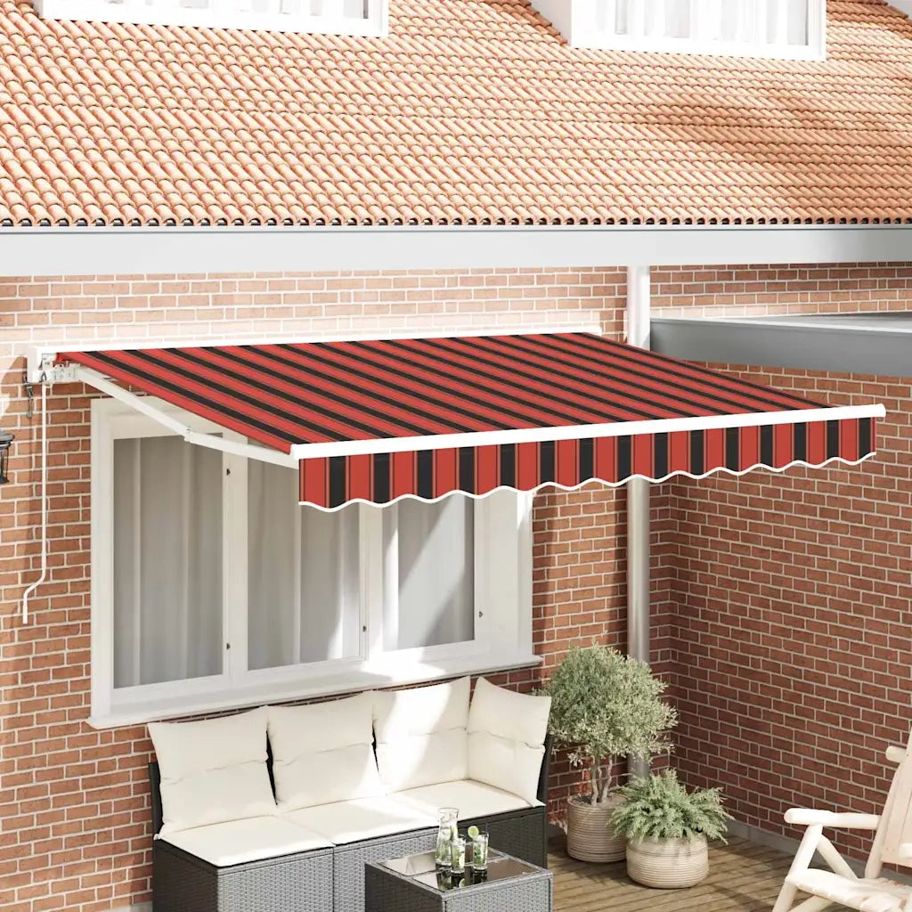 Struttura della tenda Arancione e Nero 250 x 200 cm 3329374