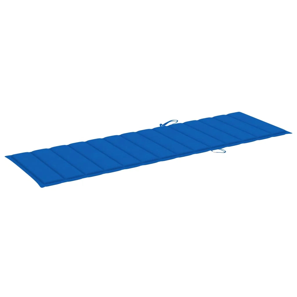 Lettino prendisole sedia a sdraio lettino prendisole letto da giardino mobili da esterno per patio con cuscino legno massello di acacia 02_0012408