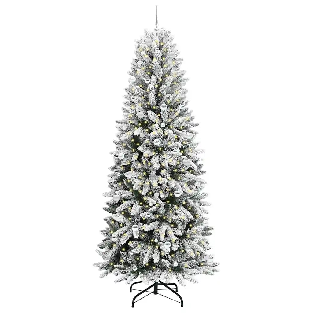 Albero di Natale artificiale con 300 LED Bianco 240 cm 3396074