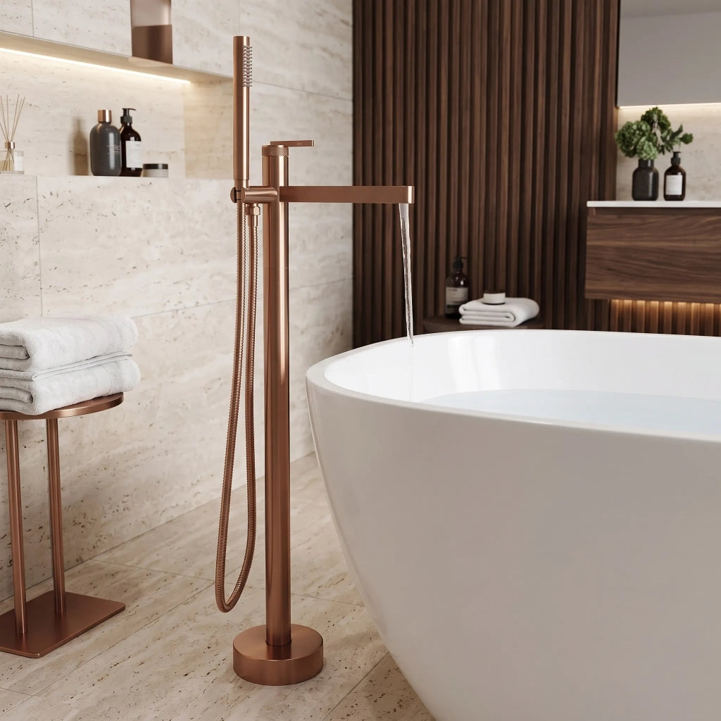 Rubinetto Indipendente Rea Grace Brush Copper