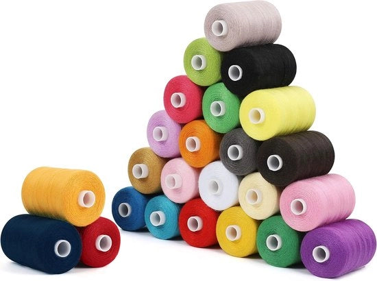 Set di Spazzole per Maglia in Poliestere a Filo - Set di 24 Spazzole per Maglia a Mano e per Macchina
