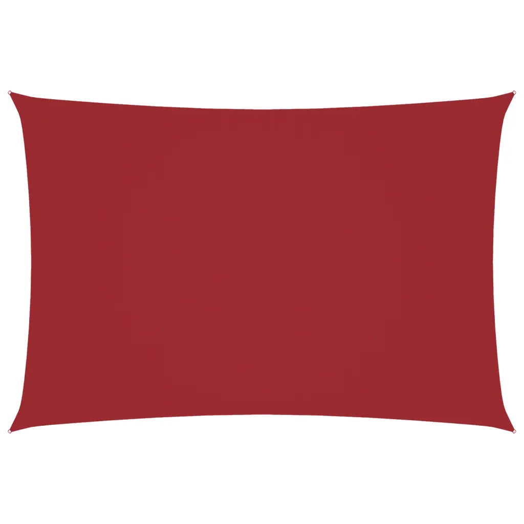 Parasole a Vela Oxford Rettangolare 2,5x4,5 m Rosso