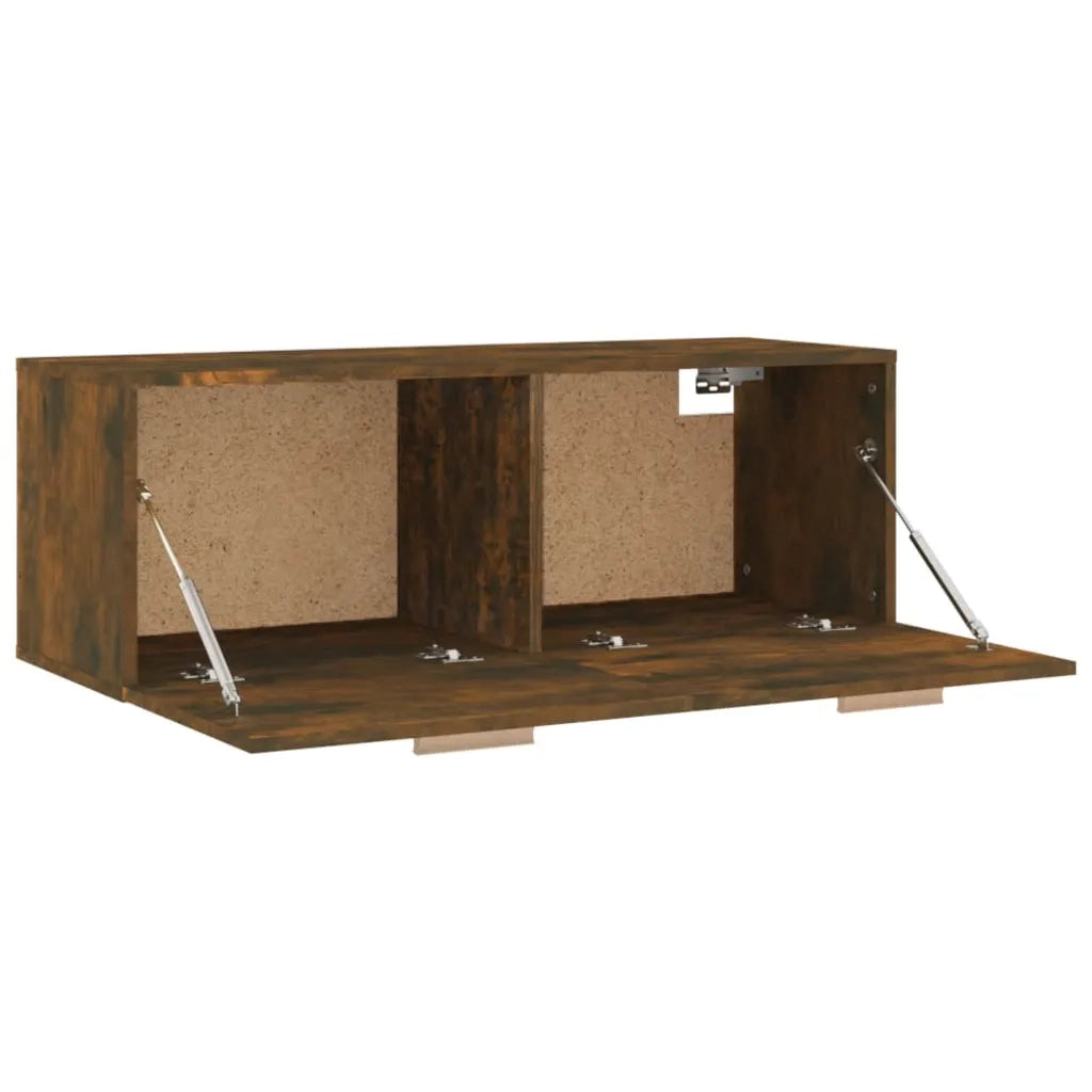 Mobile Pensile Rovere Fumo 100x36,5x35 cm Legno Multistrato cod mxl 39060