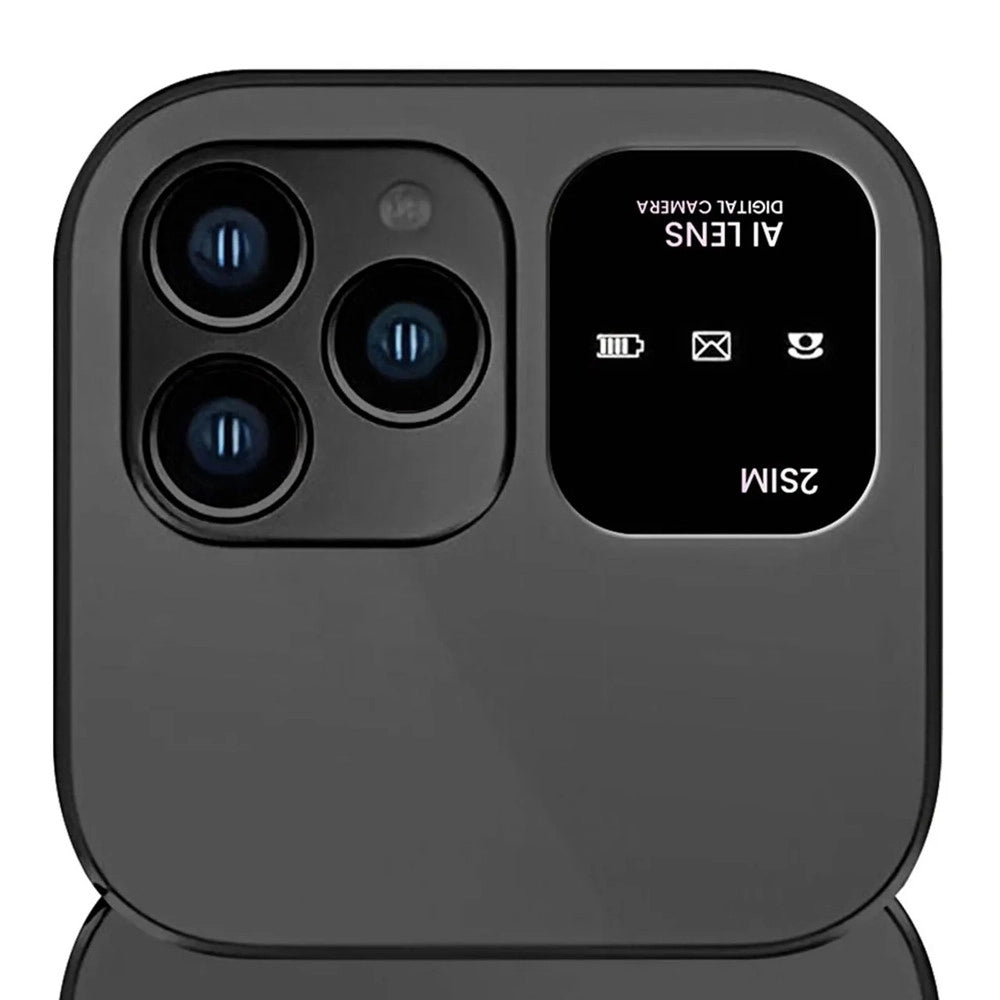 Trade Shop - Mini Flip Telefono Schermo 1.77" Pieghevole Multilingue Ad Alta Batteria Dual Sim 1000mah -