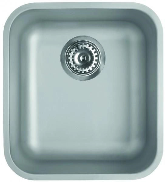 Elleci Space 340 R50 Lavello sottopiano Rettangolare Acciaio inossidabile
