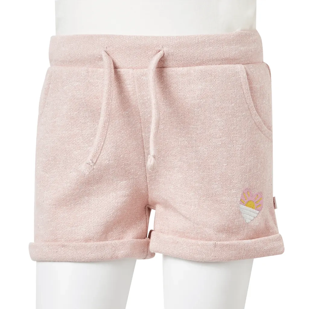 Pantaloncini per Bambini con Coulisse Rosa Chiaro Misto 116 CFW7283947