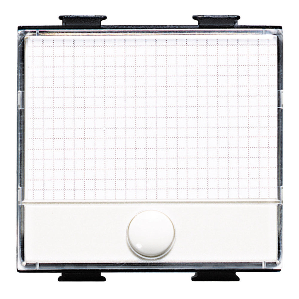 Targa portanome fuoriporta 10 ampere 250 volt con meccanismo basculante