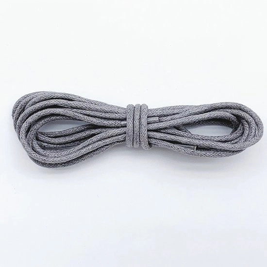 2 paia cordoni in cotone di 90 cm - Cordoni in cotone di 2,5 mm - Cordoni robusti - Cordoni resistenti all'usura - Cordoni per stivali - Cordoni impermeabili - Per calzature eleganti e stivali
