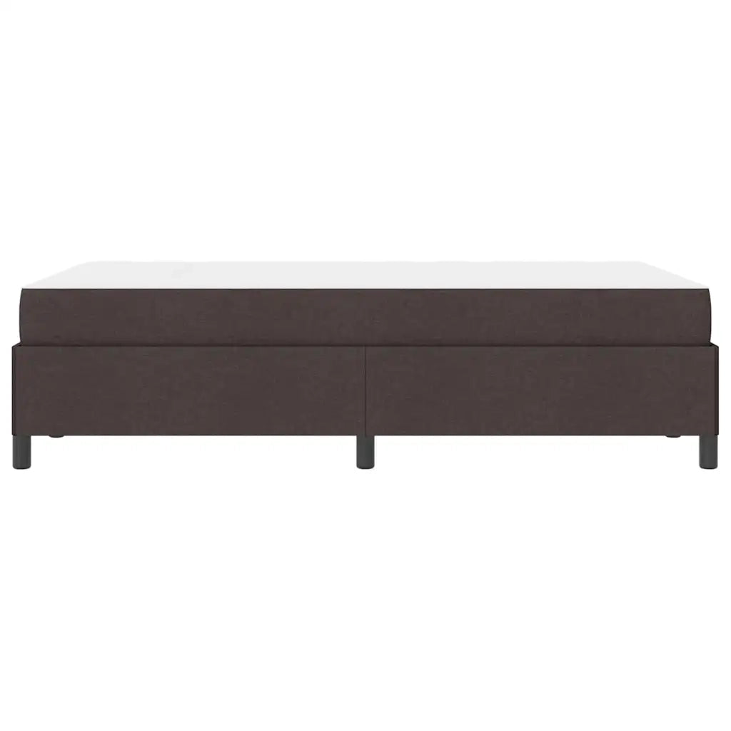 Letto a molle Marrone Scuro 120 x 190 cm Tessuto 3398846