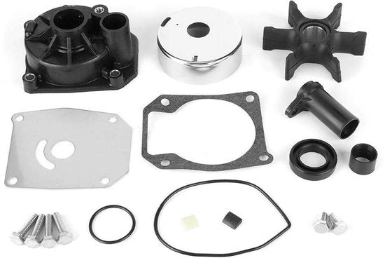 Kit di riparazione pompa idraulica impeller - Sostituzione per 6 pale - Acciaio inossidabile/Rubber/Nylon - Adatto per 3 cilindri 60/65/70 CV - Nuovo di fabbrica