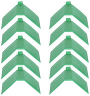 Supporto per colombi in forma di V - resistente e duraturo - verde - accessori per uccelli - ideale per colombi - supporto accessoria