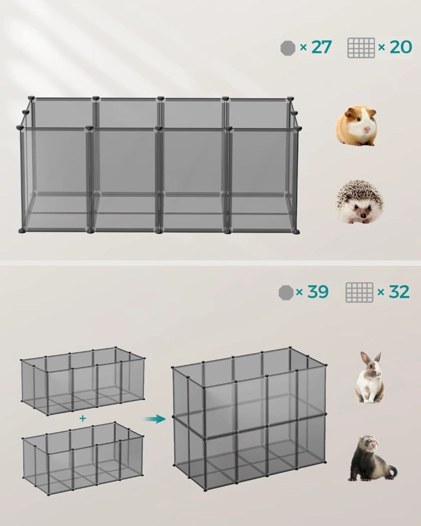 VALORA Recinto modulare per piccoli animali - Recinto per animali LPC001G01