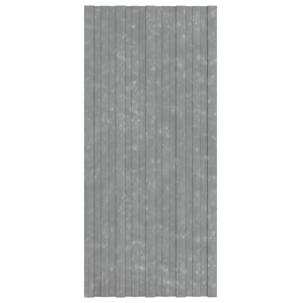 Pannello per tetto 12 pcs Argento 100 x 45 cm Acciaio zincato 42047131