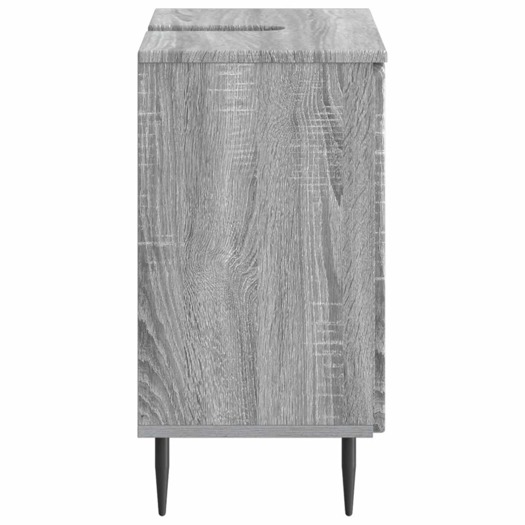 Armadio per Lavabo da Bagno ZWOLLE Sonoma grigio 896351