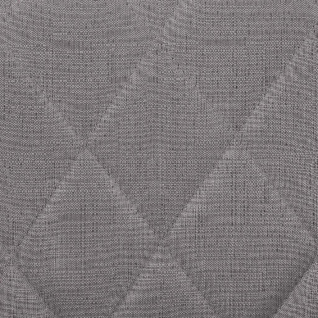 Sgabello bar LAZIO in tessuto grigio,nero