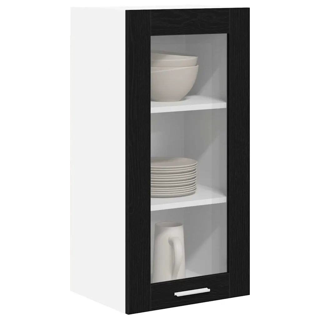 Armadio pensile Rovere Nero 40 x 31 x 80 cm Legno multistrato 884300