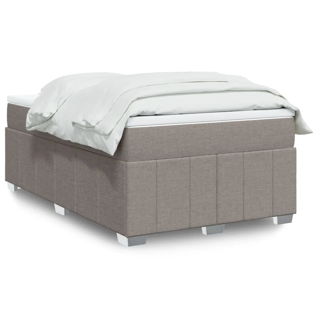 Giroletto a Molle con Materasso Tortora 120x200 cm in Tessuto 3285467