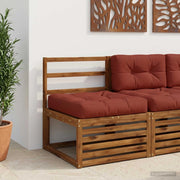 Cuscino per Sedia in Unico Pezzo VIANEN 100% Poliestere Rosso 953514