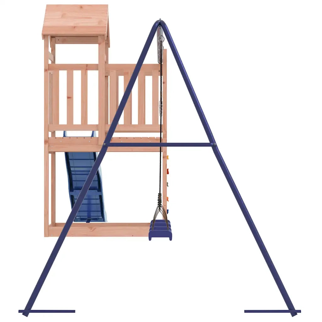 Set da Gioco da Esterno in Legno Massello di Douglas