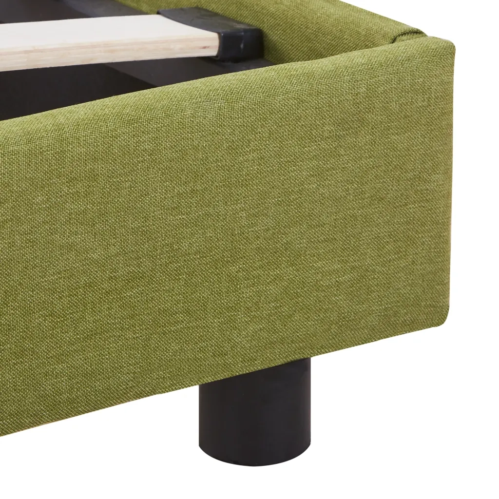 Giroletto senza Materasso Verde in Tessuto 90x200 cm 280996