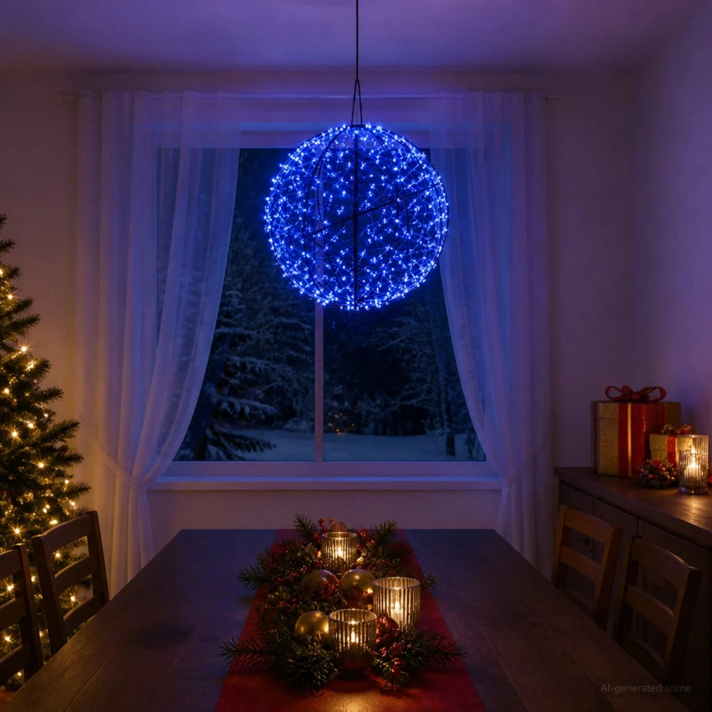 Luce a punta di Natale 750 LED Blu Ø 50 x 52 cm 42049785