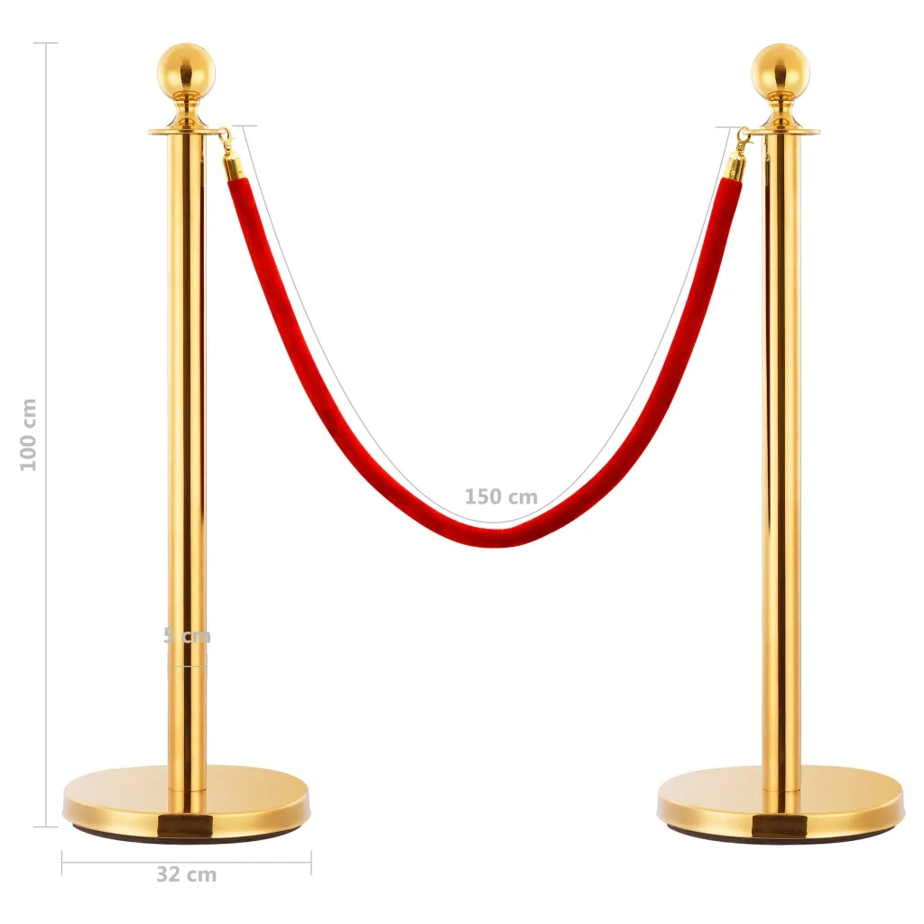 Set Transenne Separacode VIP 3 pz in Acciaio Inox Oro CFW6224370