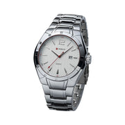 Trade Shop - Orologio Polso Curren 8103 Uomo Analogico Quarzo Datario Silver Quad Bianco -
