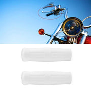 Manubrii di guida per motocicletta universali - 1 coppia - diametro interno 22/25mm - in gomma - facile da installare - adatti per Cafe Racer - manubri di guida per motocicletta