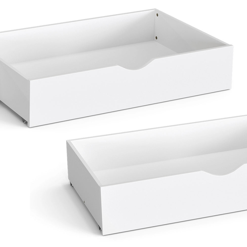 Vitalispa Cassetto rotante Bianco 97.7 x 55.6 cm Set di 2