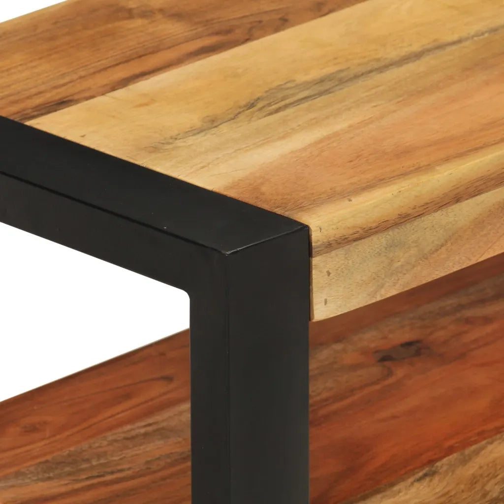 Mobile Porta TV 120x30x45 cm in Legno Massello di Acacia 351670