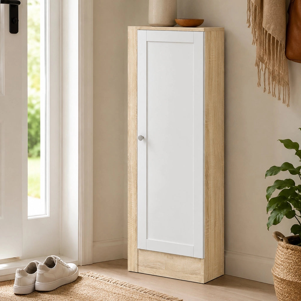 Biblioteca Amedee, Libreria Cassetti, 41x28x107h cm Marrone Quercia