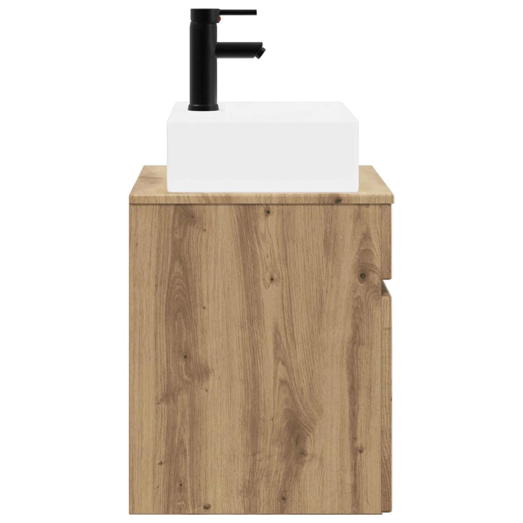 Mobile Lavabo da Parete Rovere Artigianale 39 x 41 x 62,5 cm